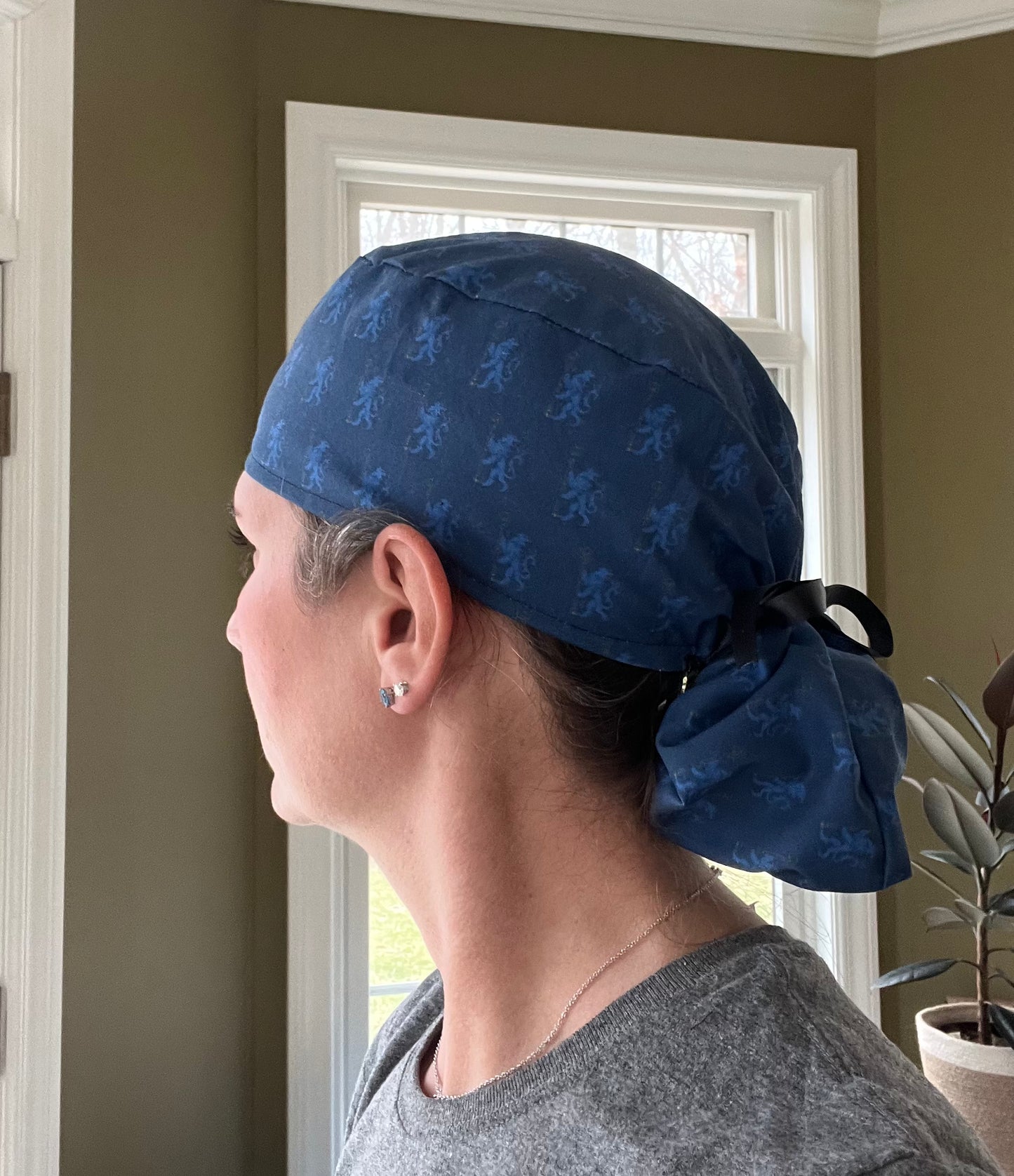 Chelsea UK soccer futbol ponytail scrub cap womens