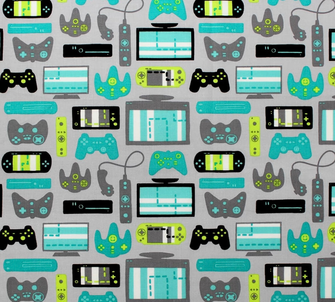 Video game controllers xbox playstation ponytail scrub cap womens