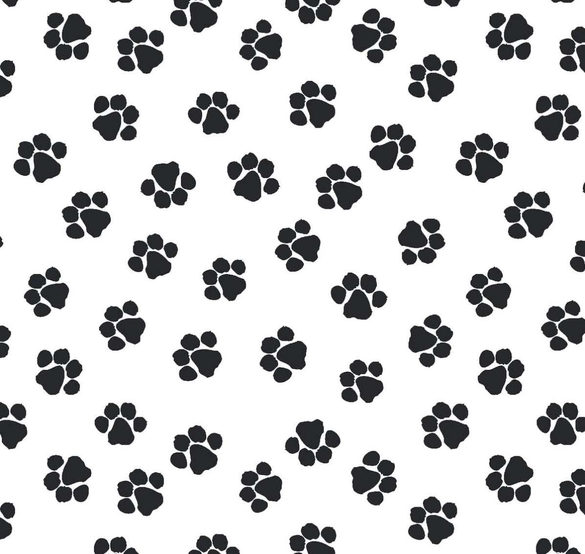 Black white paws ponytail scrub cap womens
