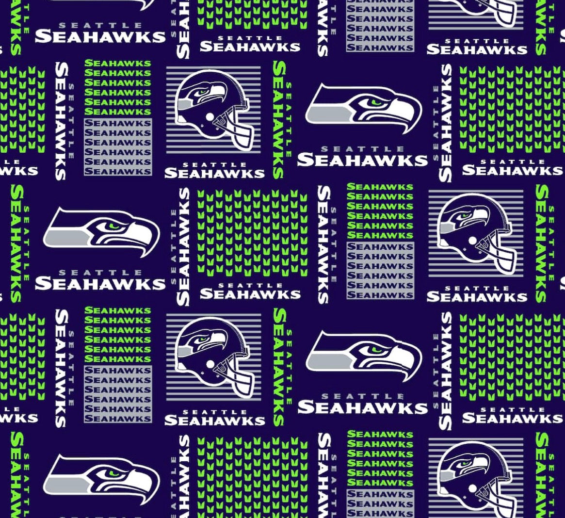 Seattle SEAHAWKS sea hawks skull scrub cap mens