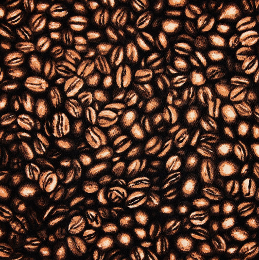Coffee beans skull scrub cap mens
