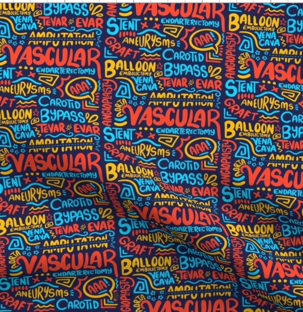 Vascular surgery ponytail scrub cap womens