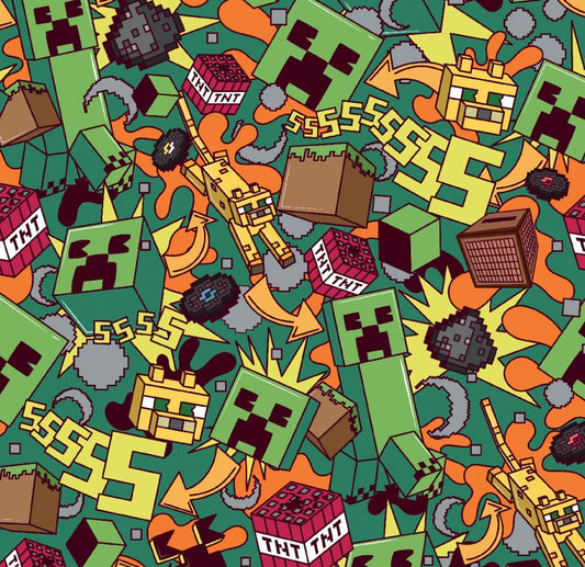 Minecraft skull scrub cap mens