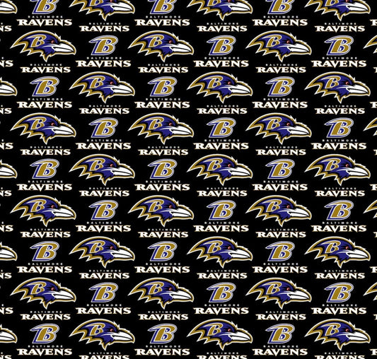 Baltimore RAVENS skull scrub cap mens
