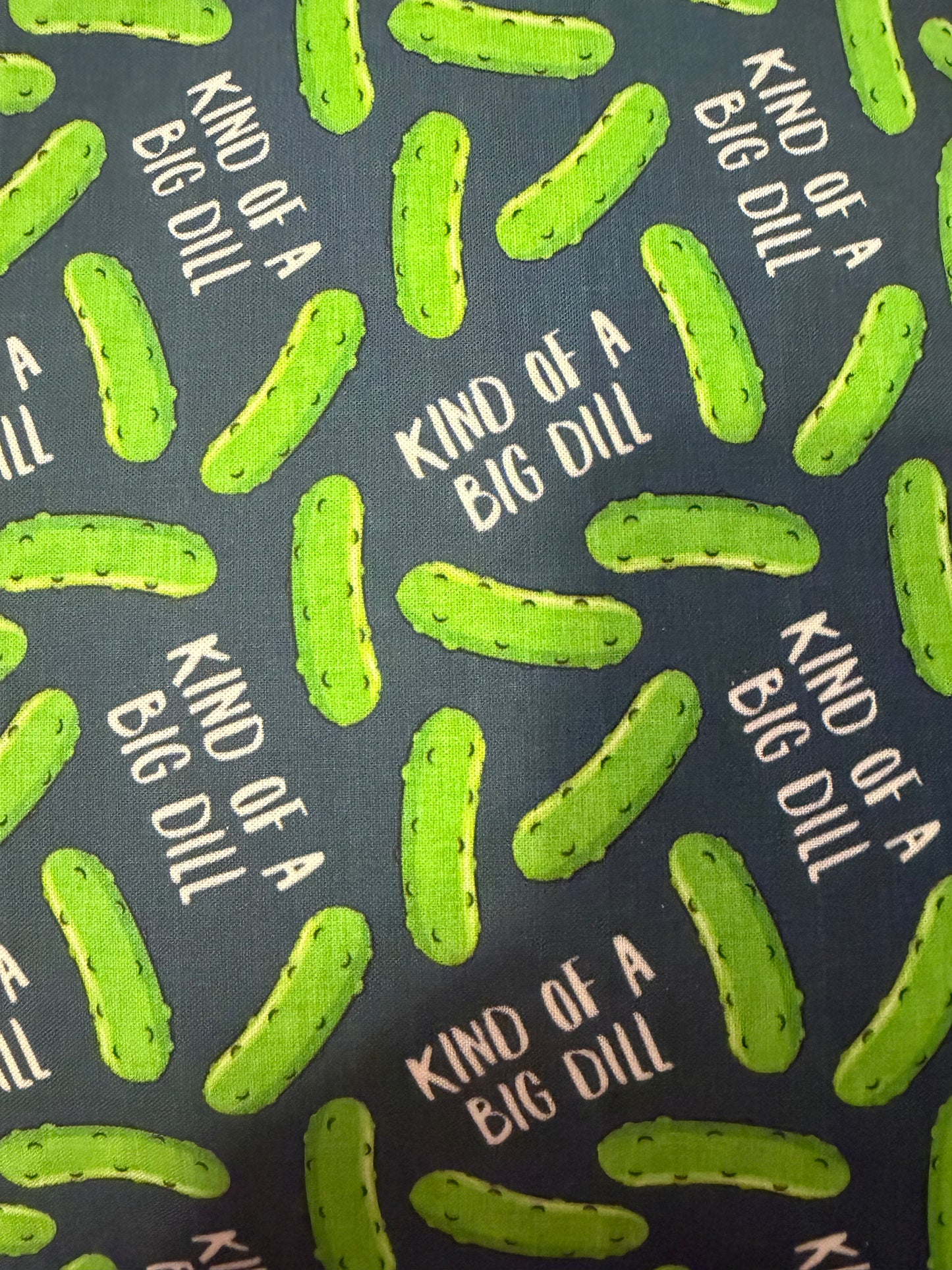 Big dill pickle skull scrub cap mens