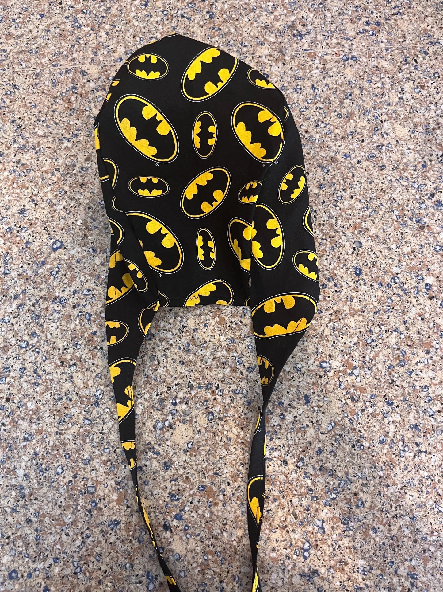 Batman black skull scrub cap mens