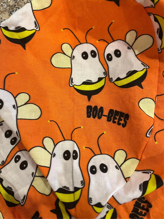 BOO BEES boobies breast plastic surgeon ponytail scrub hat OR cap womens