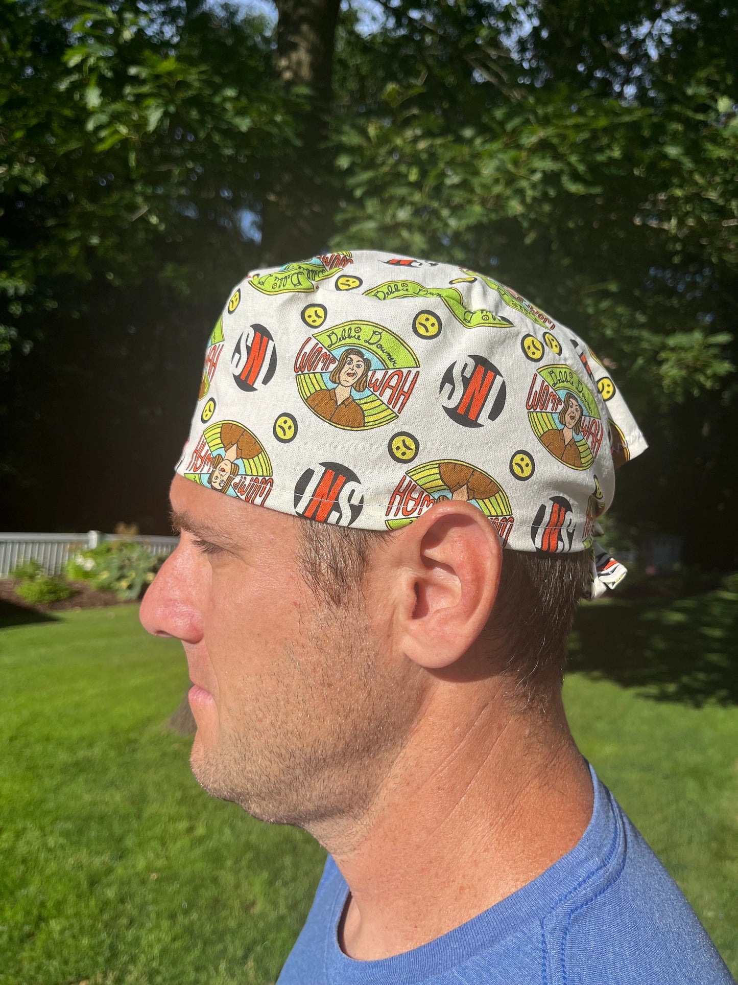Debbie Downer SNL skull scrub cap mens