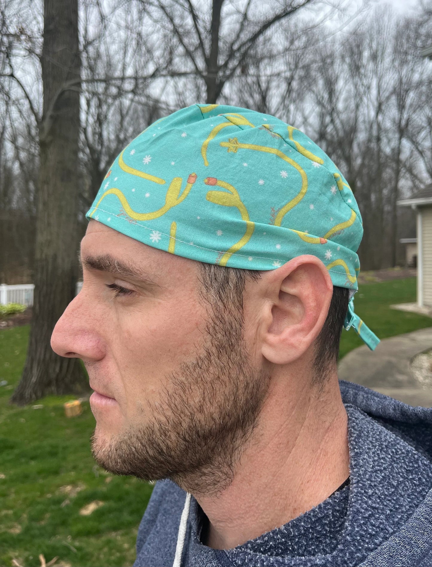 Urology urologist foley catheter skull scrub cap mens