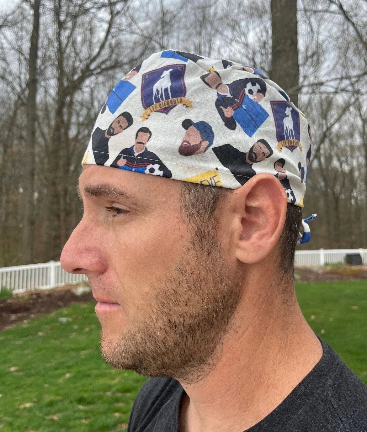 AFC richmond soccer believe skull scrub cap mens