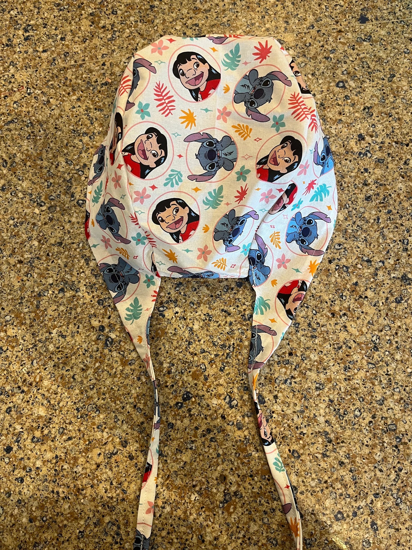 Lilo and Stitch skull scrub cap mens