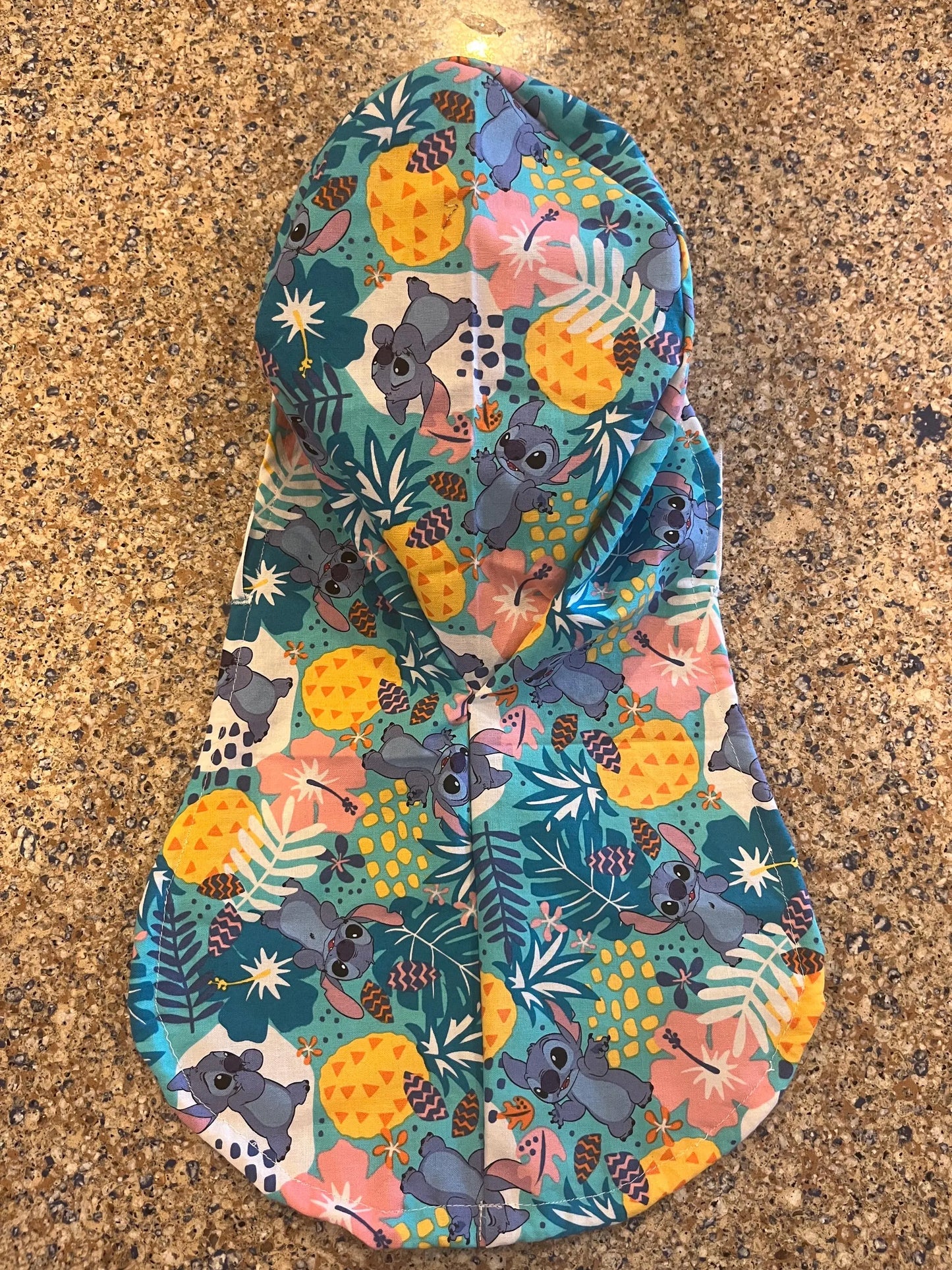 Lilo and stitch tropical hawaii ponytail scrub cap womens