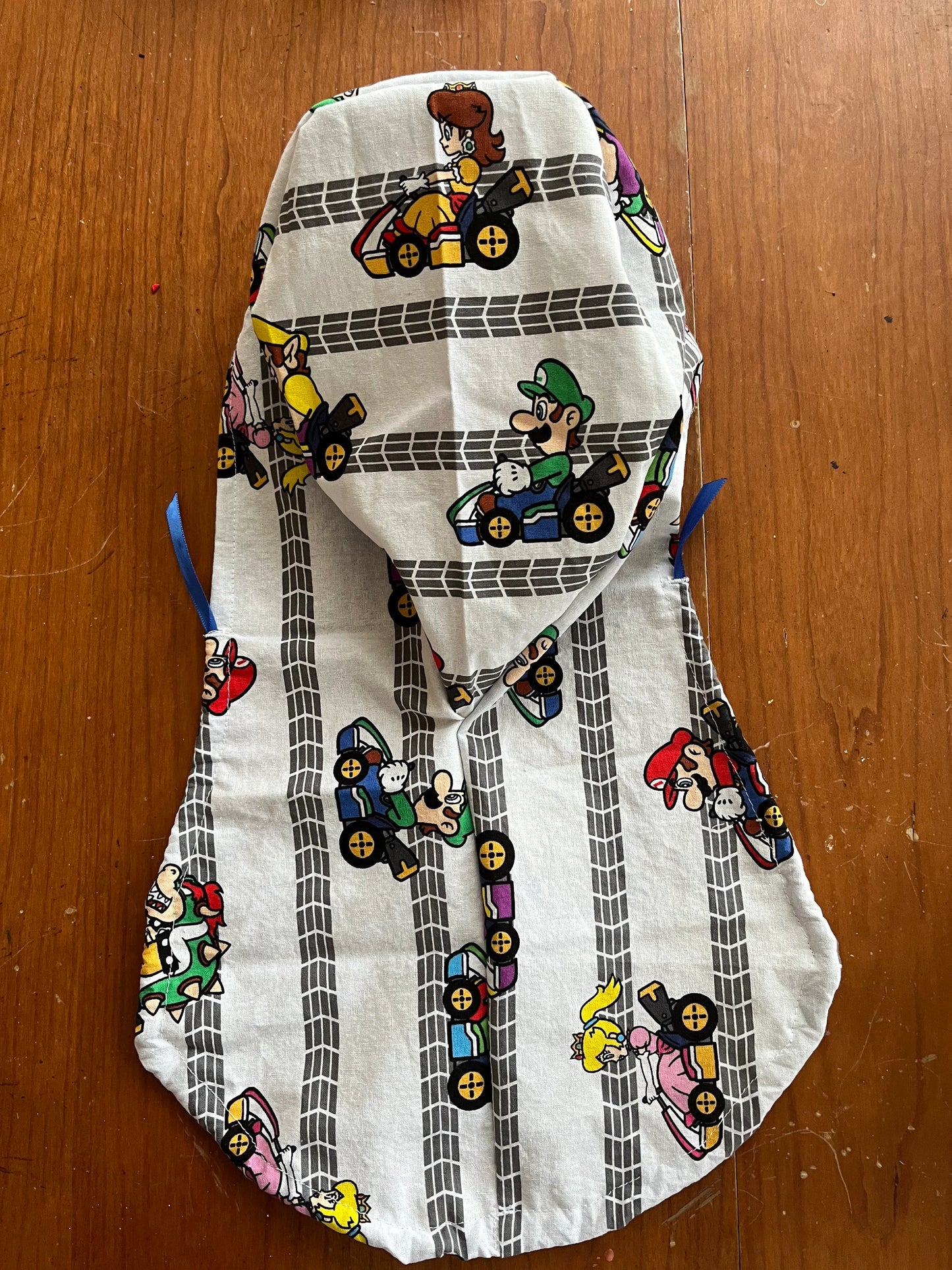 Mario Cart ponytail scrub cap womens