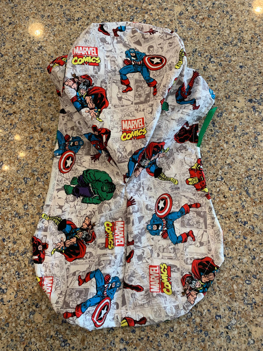 Marvel Comic movie heroes Thor hulk characters pony tail ponytail scrub cap womens