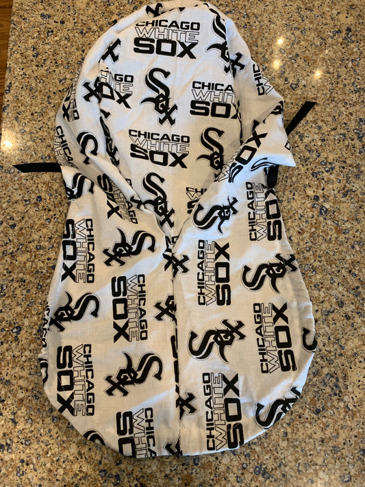 Chicago White Sox baseball ponytail scrub cap womens