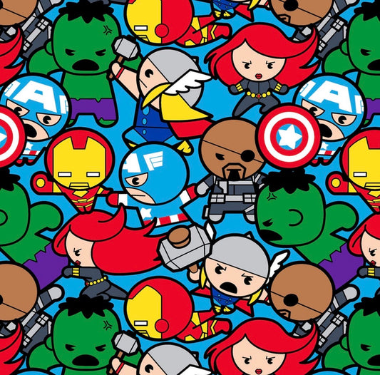Marvel kawaii characters iron man hulk ponytail scrub cap womens
