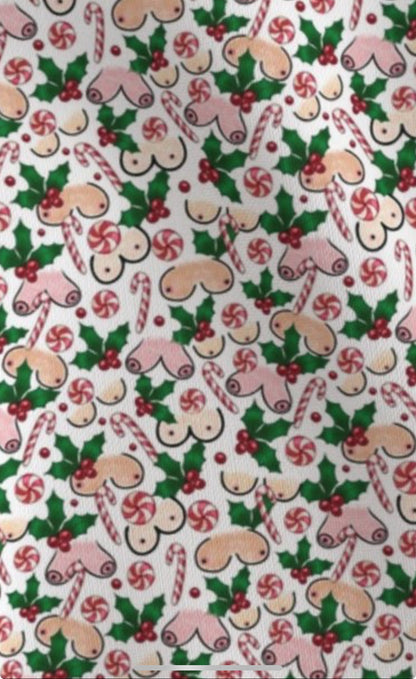 Tits the season Christmas breast plastic surgeon skull scrub cap mens