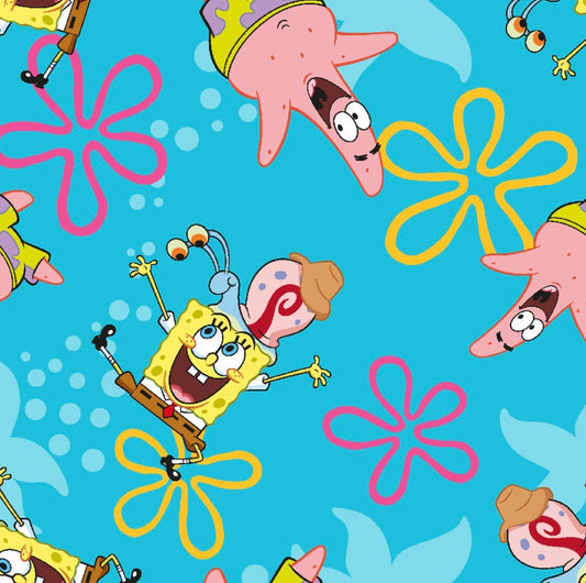 SpongeBob sponge bob Patrick ponytail scrub cap womens
