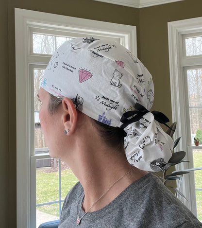 Taylor Swift I’m the surgeon it’s me midnights eras ponytail scrub cap womens