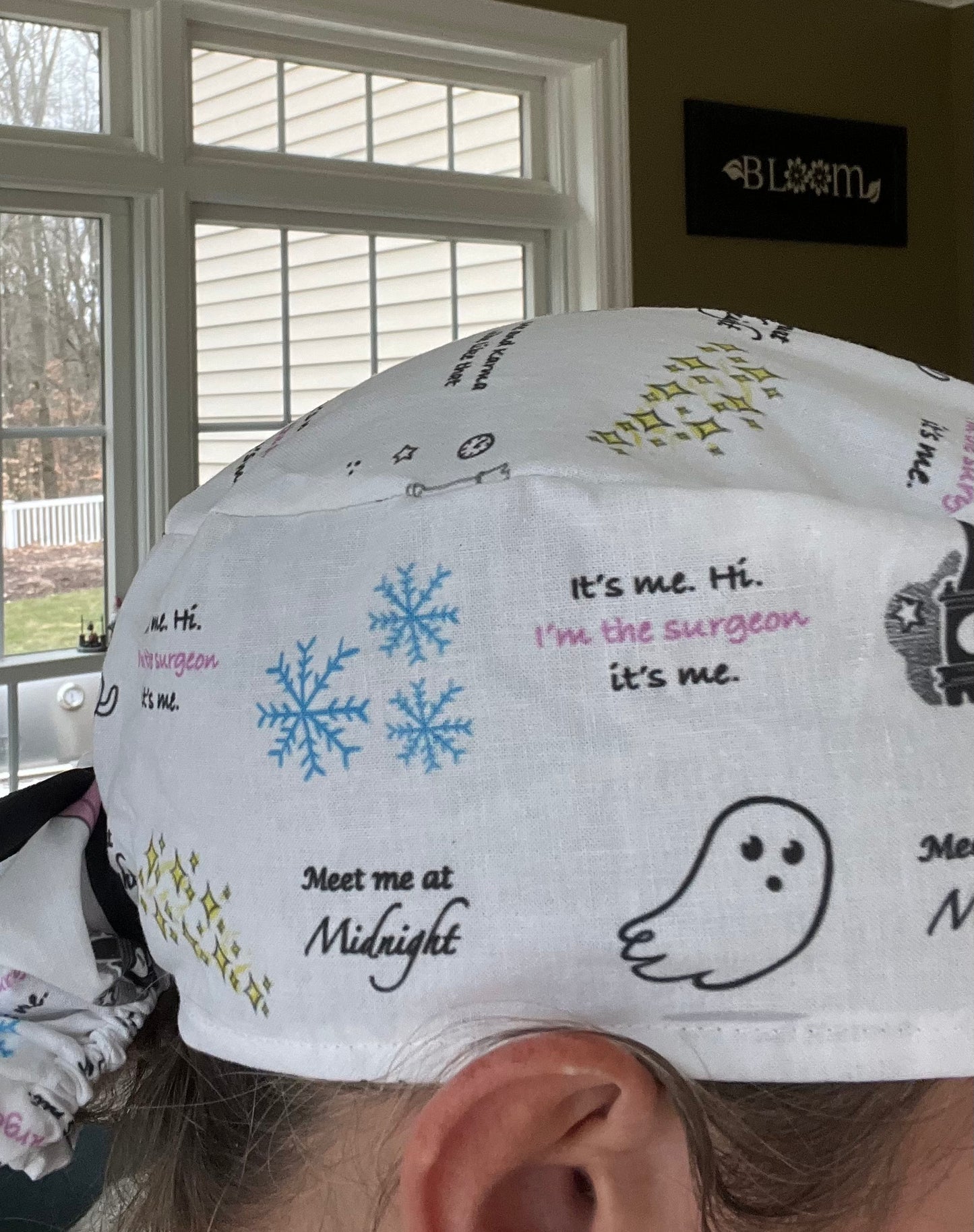 Taylor Swift I’m the surgeon it’s me midnights eras ponytail scrub cap womens