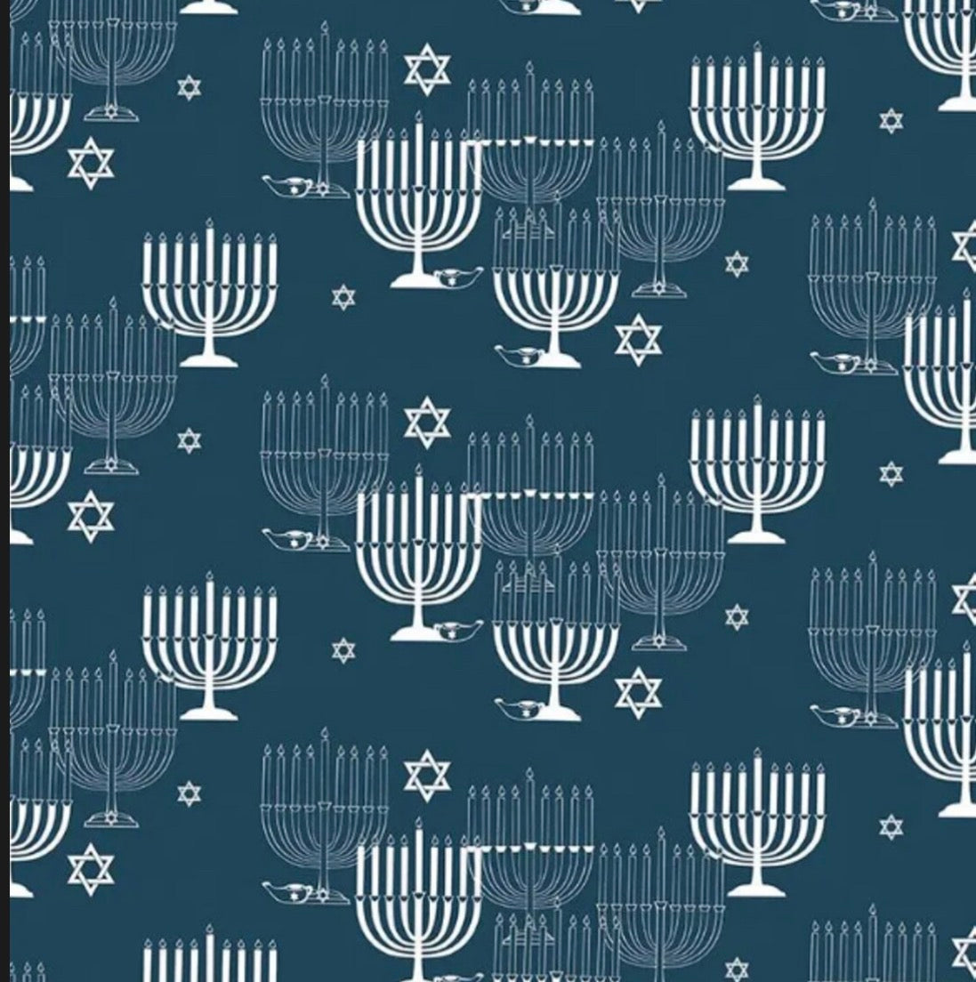 Menorah Hanukkah skull scrub cap mens