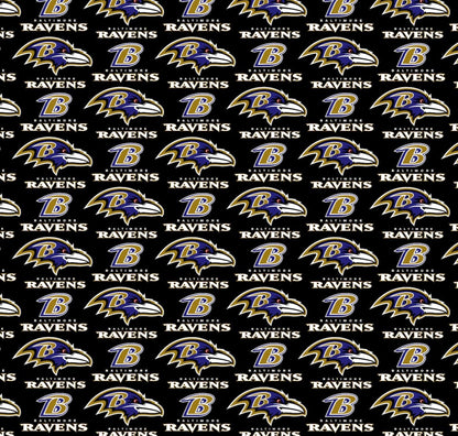Baltimore RAVENS skull scrub cap mens