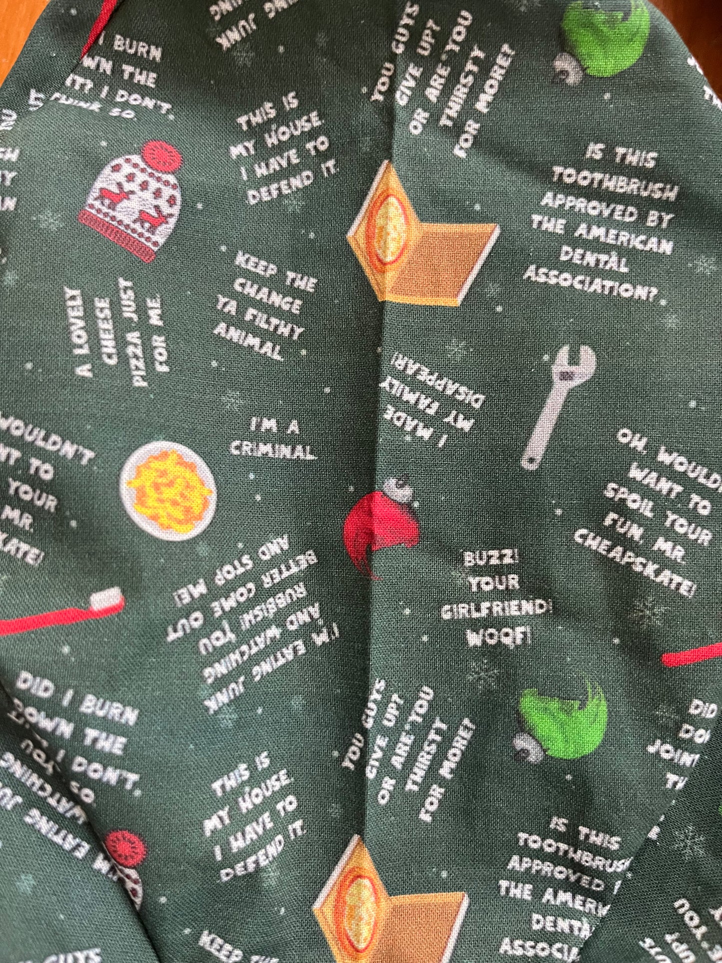 Home Alone Kevin McAllister Christmas scrub cap mens