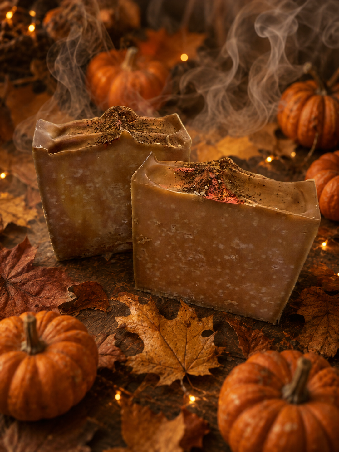 PUMPKIN SPICE handmade artisan shea butter moisturizing soap bar
