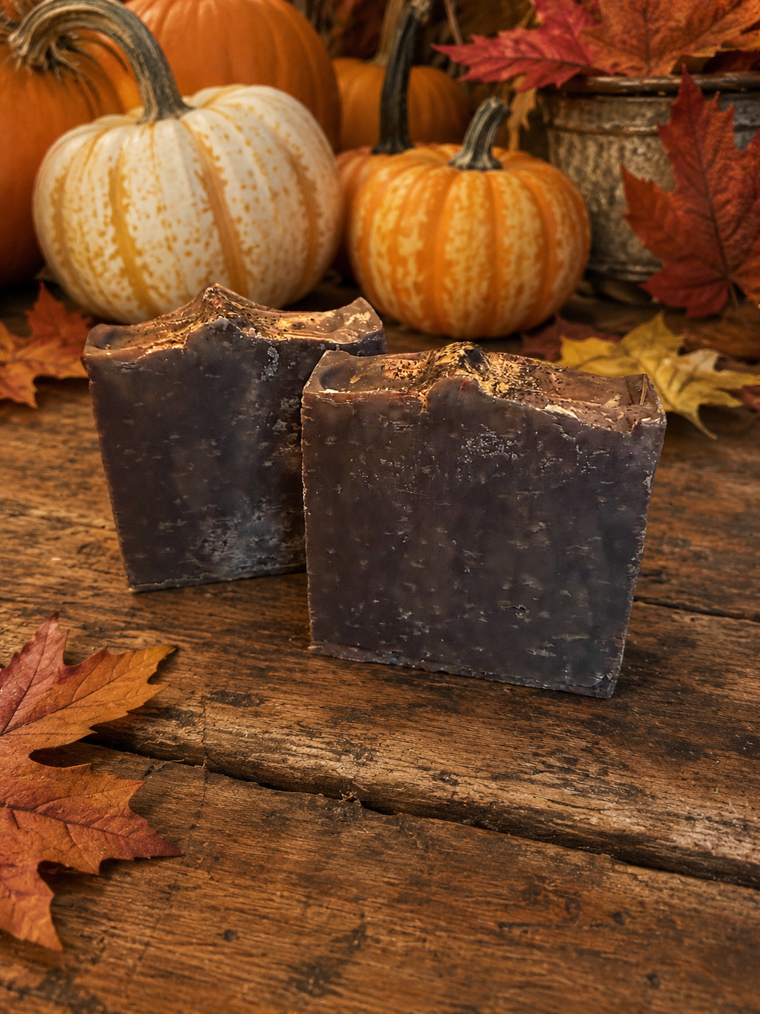 PUMPKIN SPICE handmade artisan shea butter moisturizing soap bar