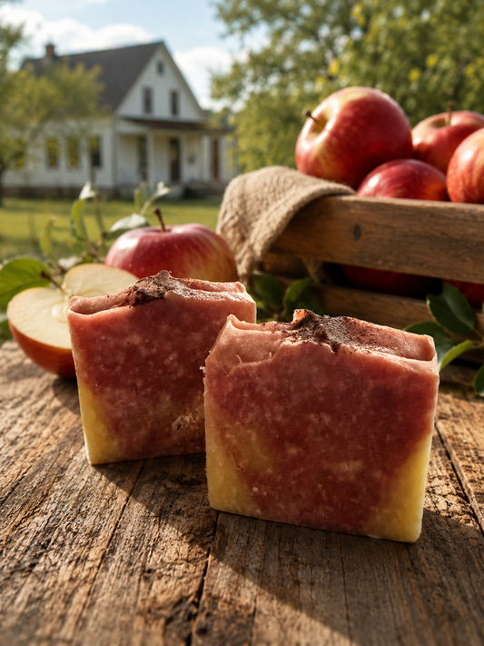 FARMHOUSE CIDER handmade artisan shea butter moisturizing soap bar