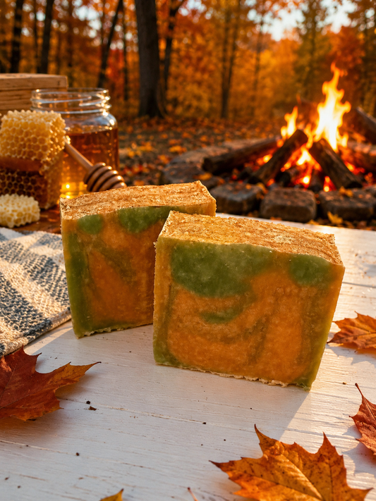 COZY CABIN handmade artisan shea butter moisturizing soap bar