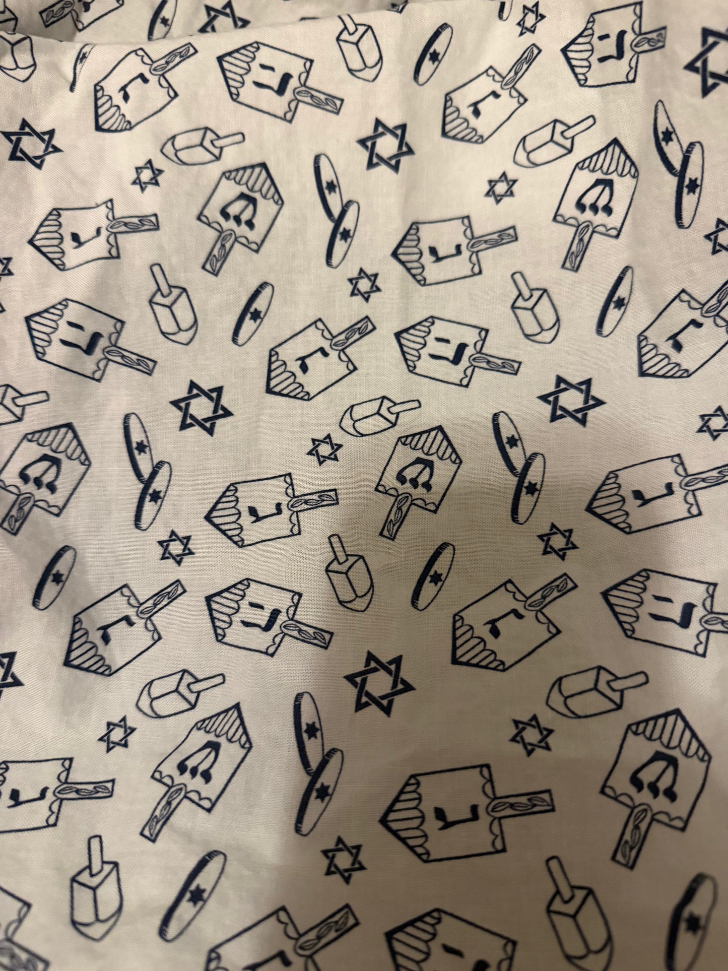Dreidel Hanukkah skull scrub cap mens