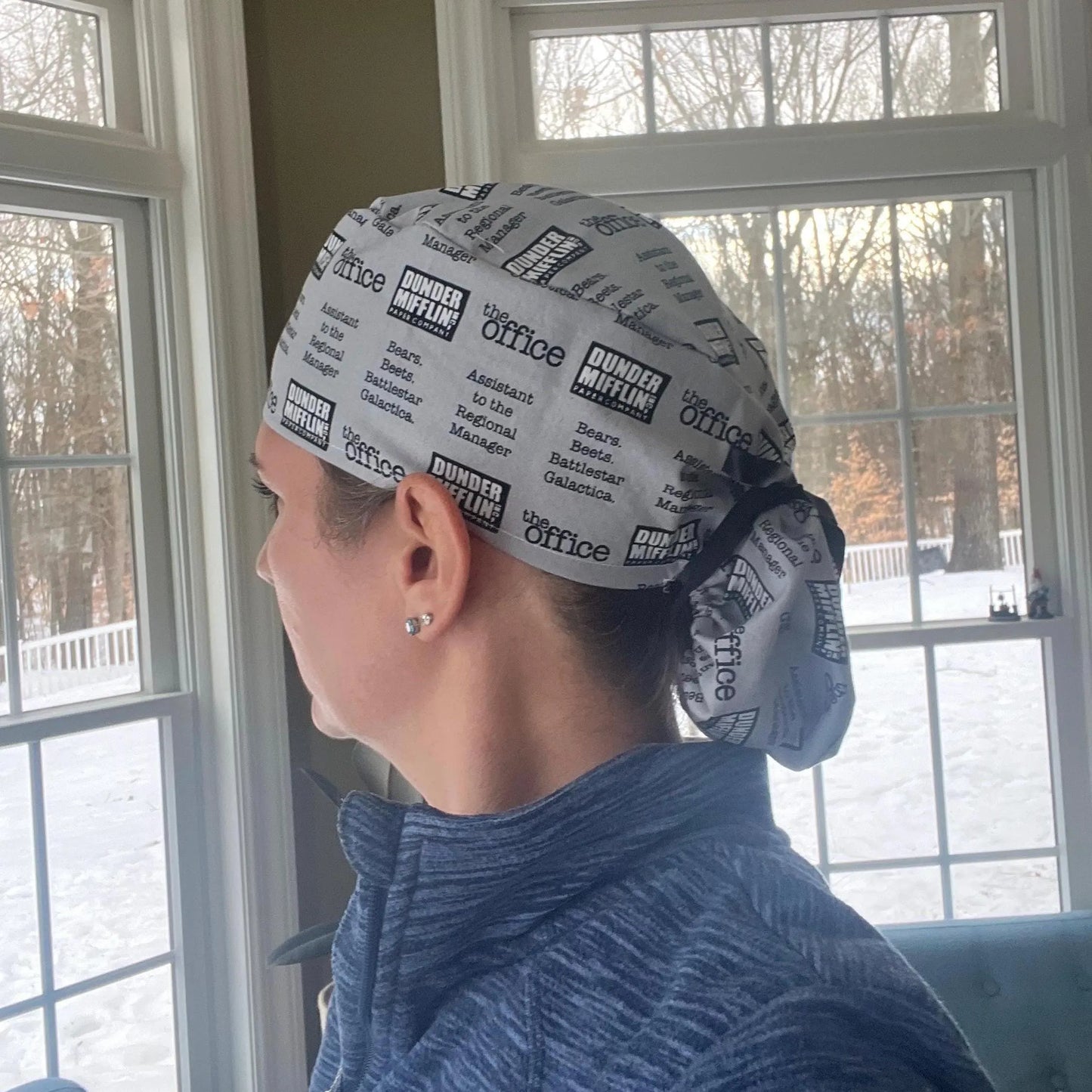 Dunder Mifflin assistant to the regional manager the office ponytail scrub cap womens